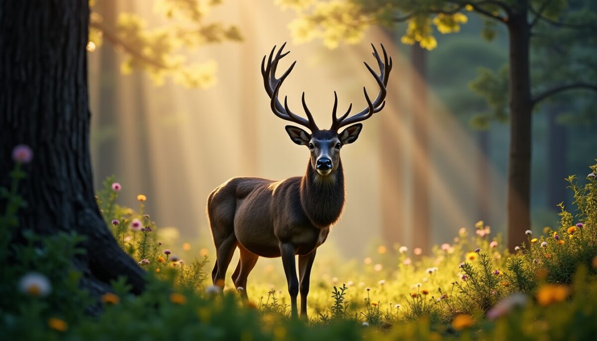 Le cerf comme animal totem : symboles et messages cachés