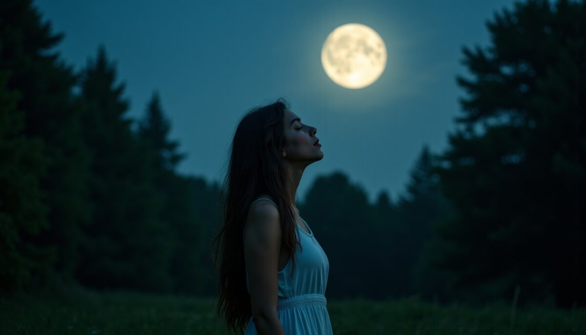 Les vibrations émotionnelles sous l&rsquo;éclat de la pleine lune