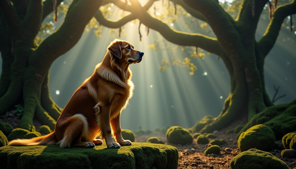 Les secrets spirituels dévoilés du chien : guide mystique et symbolique