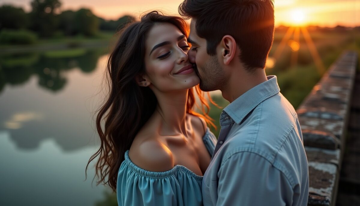 Le baiser sous le signe des Poissons : Entre douceur patiente et joie partagée