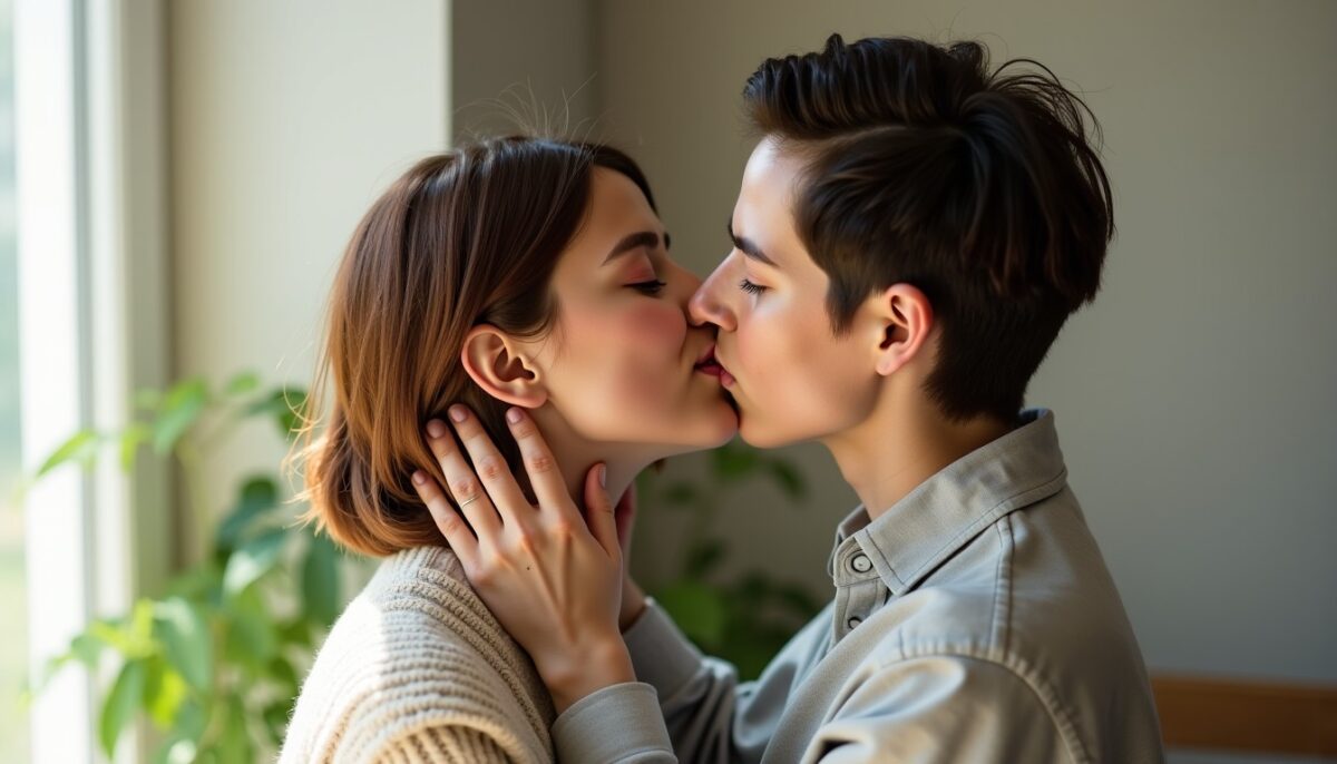 Le baiser du signe Balance : une douceur empreinte d&rsquo;attention et de finesse