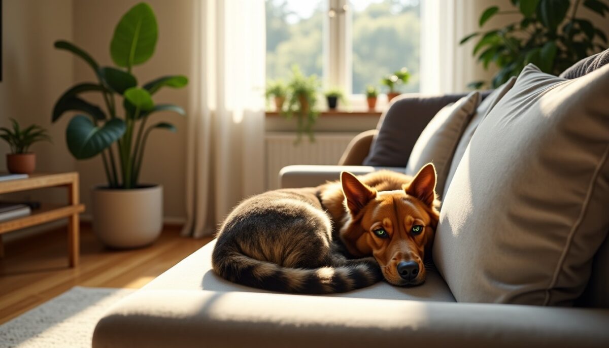 Comment les chats et les chiens influencent l&rsquo;harmonie de votre maison selon le Feng Shui